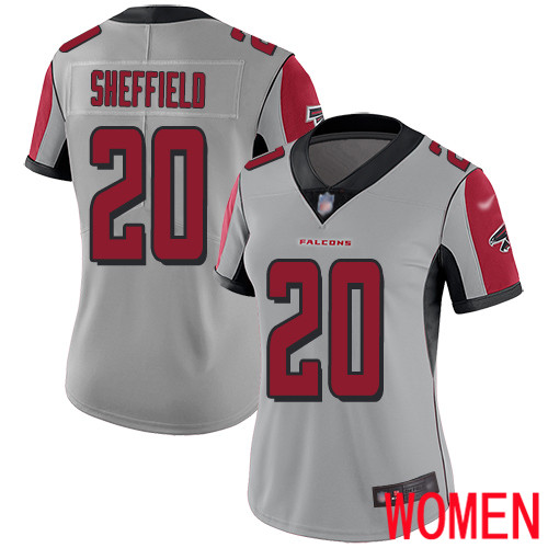 Atlanta Falcons Limited Silver Women Kendall Sheffield Jersey NFL Football #20 Inverted Legend->youth nfl jersey->Youth Jersey